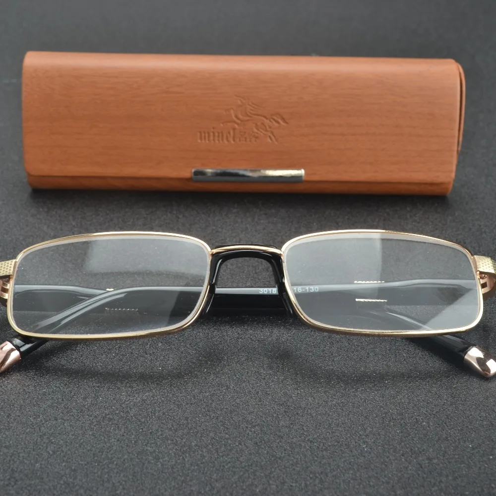 MINCL/ 2017 новая полностью Металлическая оправа стеклянные линзы женские и мужские