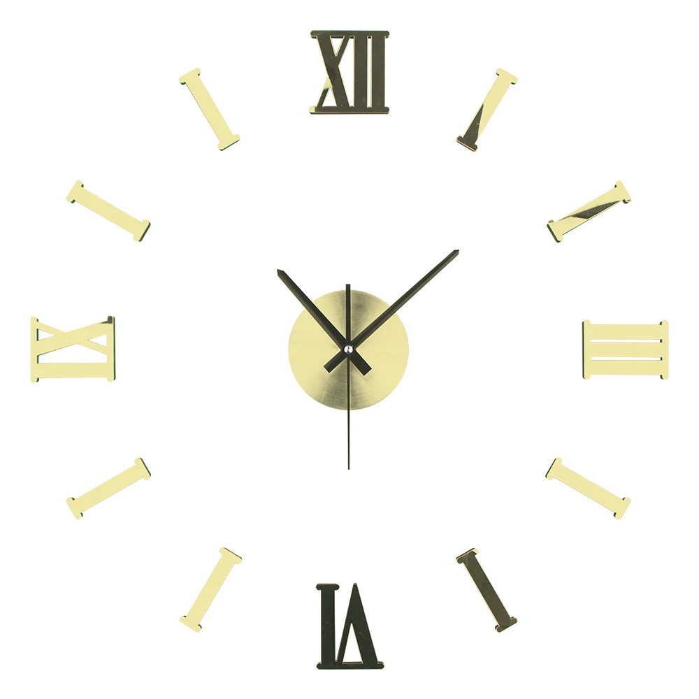 Modern Style DIY Acrylic Wall Clocks 3D Stickers 2019 New Arrivals Quartz Clock Needles Home Decor Relogio De Parede | Дом и сад