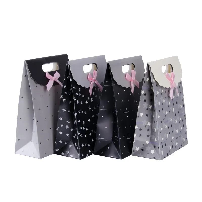 Вечерние поставки креативный подарок звезда мешок для упаковывания сумок бант