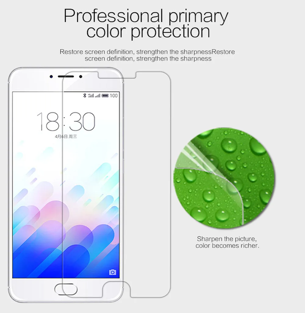 NILLKIN Для meizu m3 note протектор экрана Pro (5.5 дюймов) Super HD Clear Много 3 экран | Мобильные