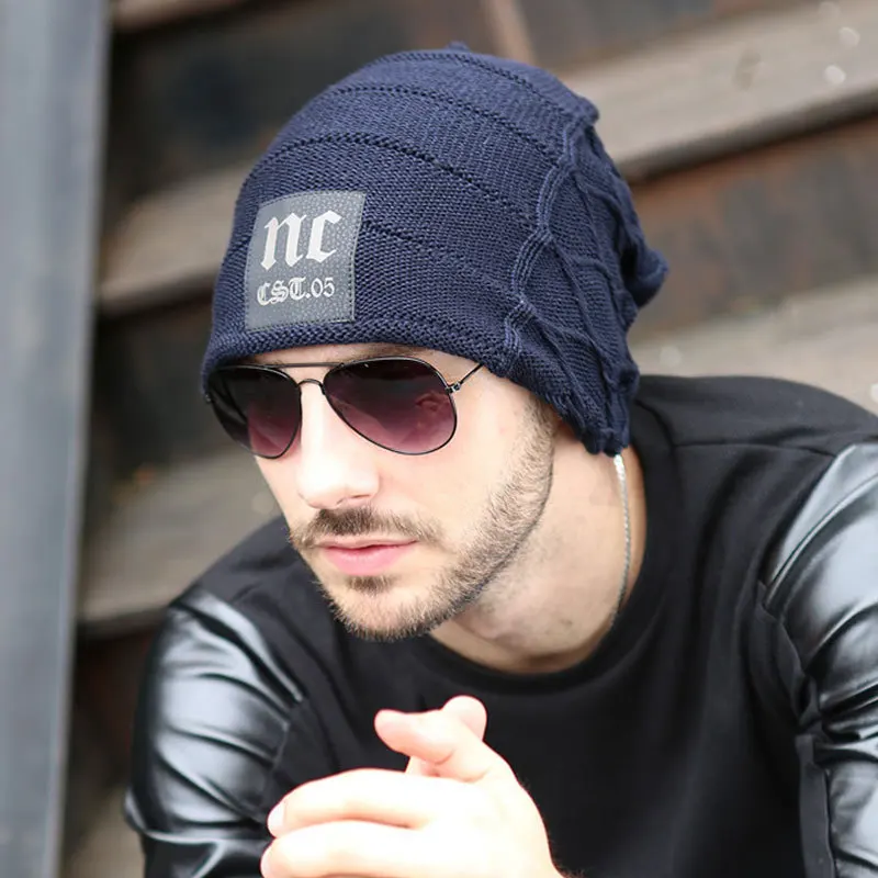 2015 Настоящее Новый Шапки Зимние Корейской Моды Шапочка Мужчины Шляпа открытый