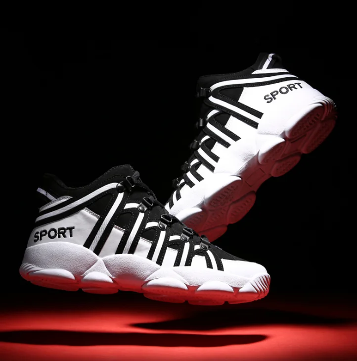 HUANQIU 2019 spring new men shoes breathable deodorant casual sneakers thick bottom increased couple ZLL673 |