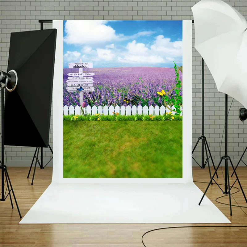 Новый Лавандовый фон для фотосъемки детей трава Фотостудия|photo studio background|studio