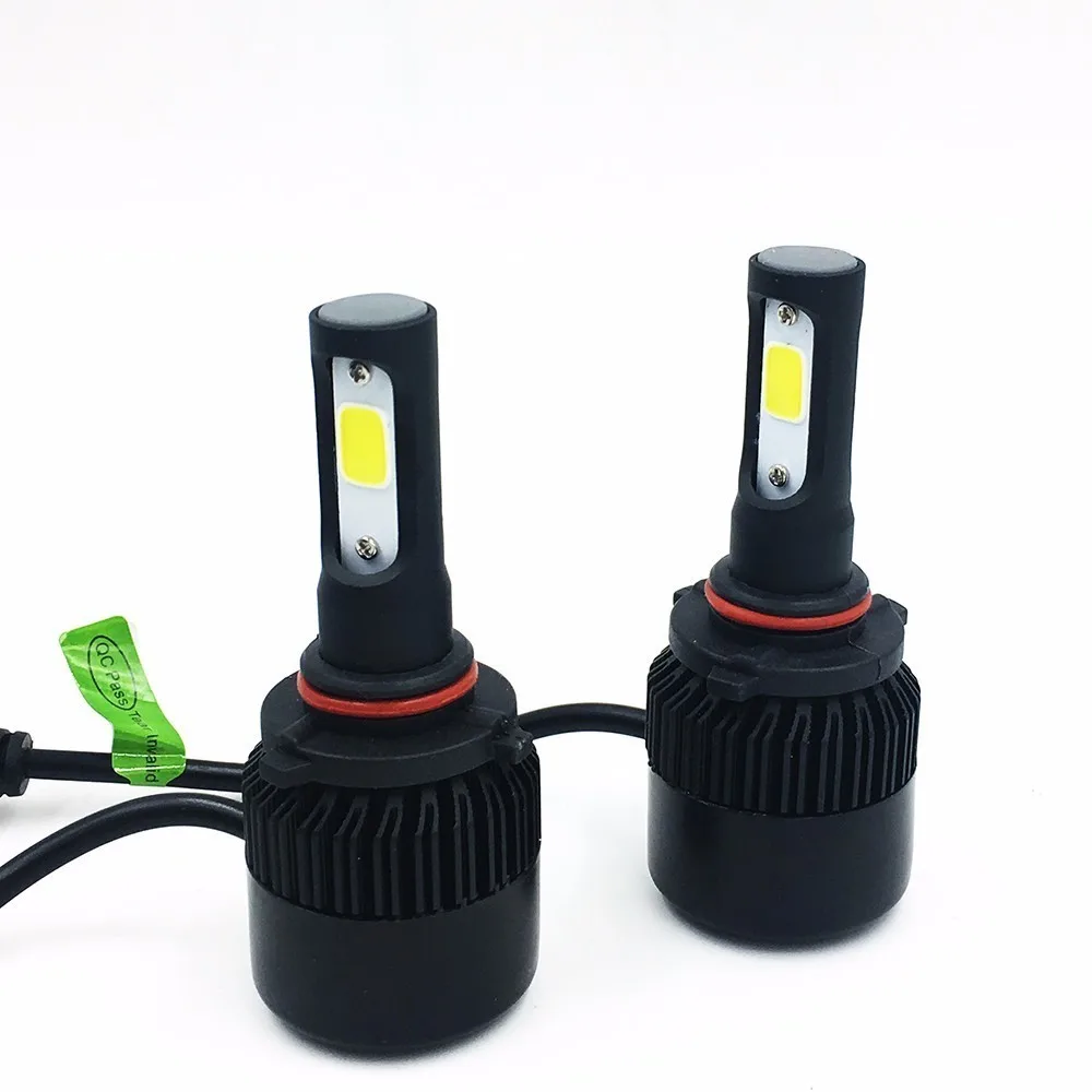 2X S2 H1 H3 H4 H7 H8 H9 H11 9005 9006 COB Del Faro 72 W фары для 8000LM светодиодный Авто ФАРИ Lampadina Della Luce di Nebbia 6500K 8000k 4300k