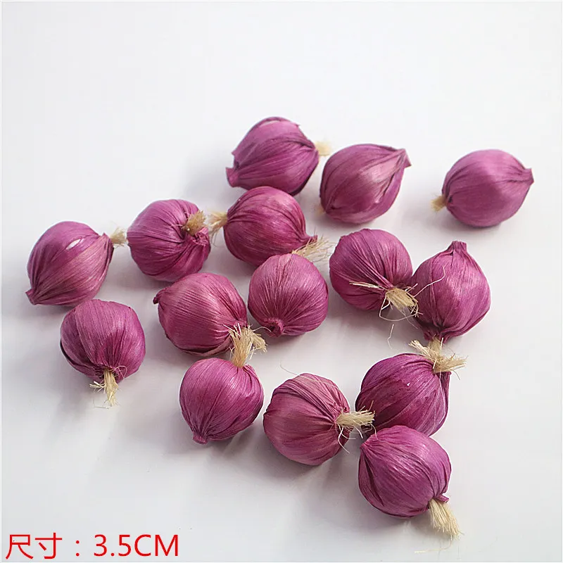 Garlic purple red 10 шт. искусственный узор для моделирования, Декорации для фотосъемки, рождественские декорации для фотографий - Цвет: Garlic purple red