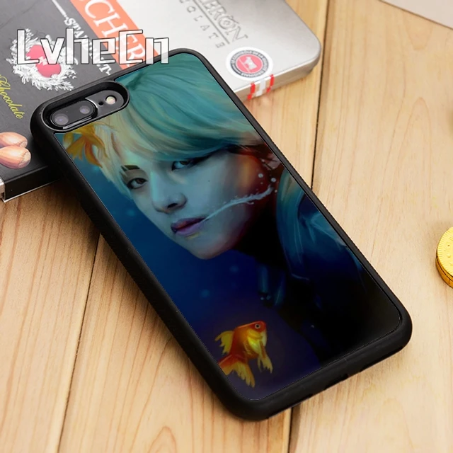 Чехол LvheCn Taehyung van gogh для iPhone 5 6 s 7 8 plus 11 12 Pro X XR XS Max Samsung Galaxy S6 S7 edge S8 S9 | Мобильные
