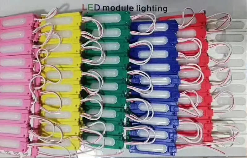 Впрыск COB Светодиодный модуль лампы DC12V 2 W COB IP65 водонепроницаемый светодиодный задний фонарь подсветка светодиодный модуль знак светодиодный свет