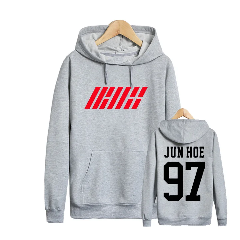 Vsenfo Kpop Толстовка альбом Ikon MY TYPE Bobby толстовки для мужчин и женщин унисекс толстовки с капюшоном Harajuku спортивный костюм джемпер Топы - Цвет: 10