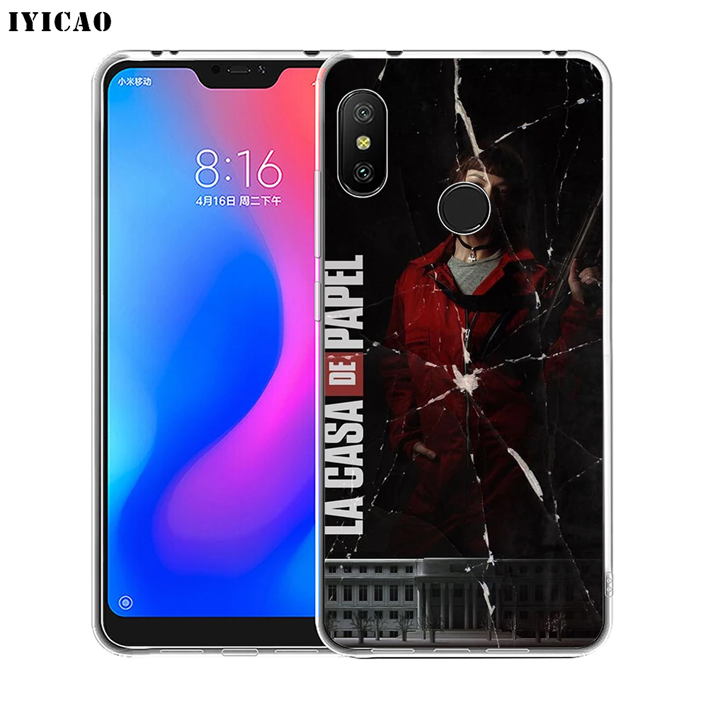 Мягкий силиконовый чехол для телефона IYICAO La Casa De Papel для Xiaomi Redmi 4A 5A 6A Note 7 6 5 Pro Plus Redmi 4X 5A Prime
