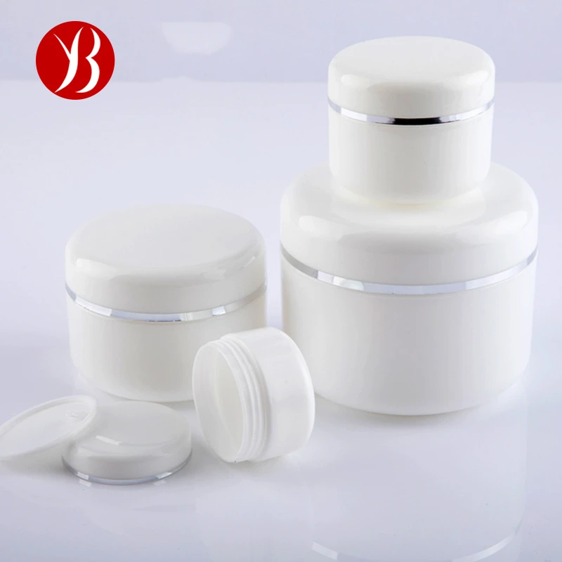 20/30/50/100/150/250g White Refillable Bottles Face Cream Container Empty Lotion Cosmetic Bottles Travel Use Makeup Jar