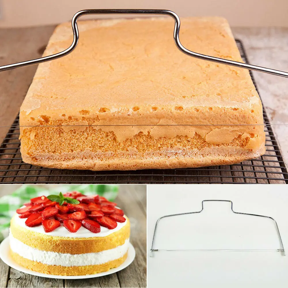 Новые кухонные инструменты из нержавеющей стали слайсер для торта резки хлеба