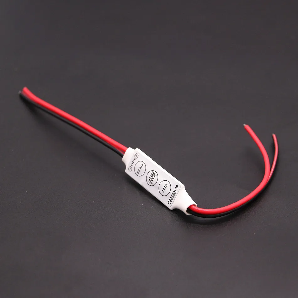 Диммер Одноцветный DC 12V LED контроллер мини 3Key пульт дистанционного управления для