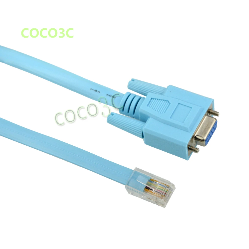 1 5 м RJ45 папа к RS232 гнезду 8P8C RJ-45 последовательному DB9 9Pin COM порт Кабель-адаптер для