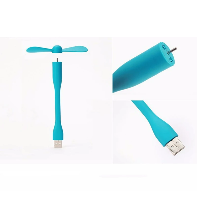 Мини милый портативный гибкий USB вентилятор летний кулер гибкие съемные гаджеты