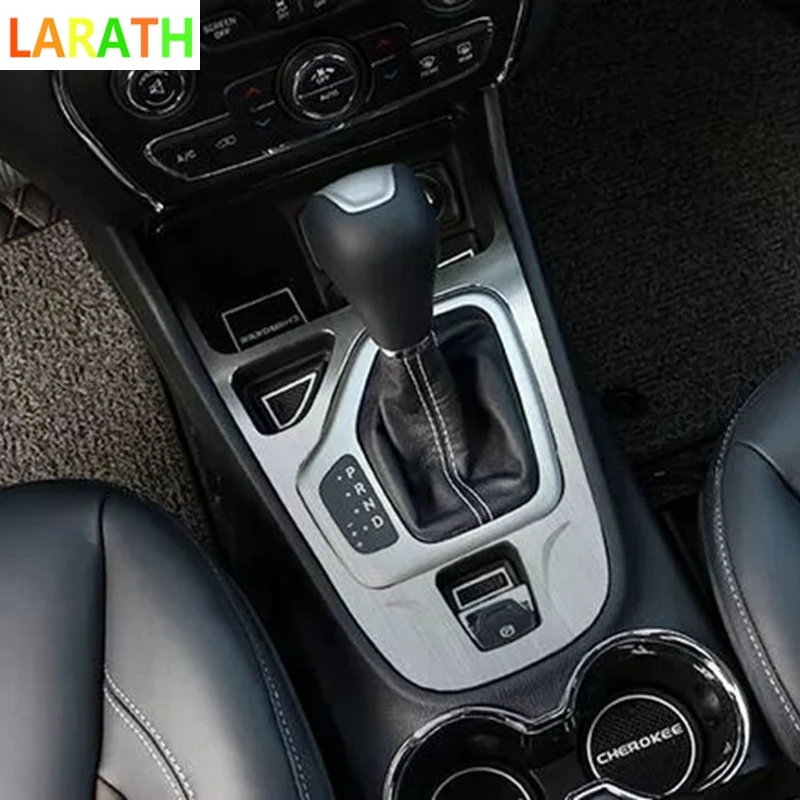 Подходит для Jeep Cherokee 2014 2015 автомобильные хромированные внутренние центральные
