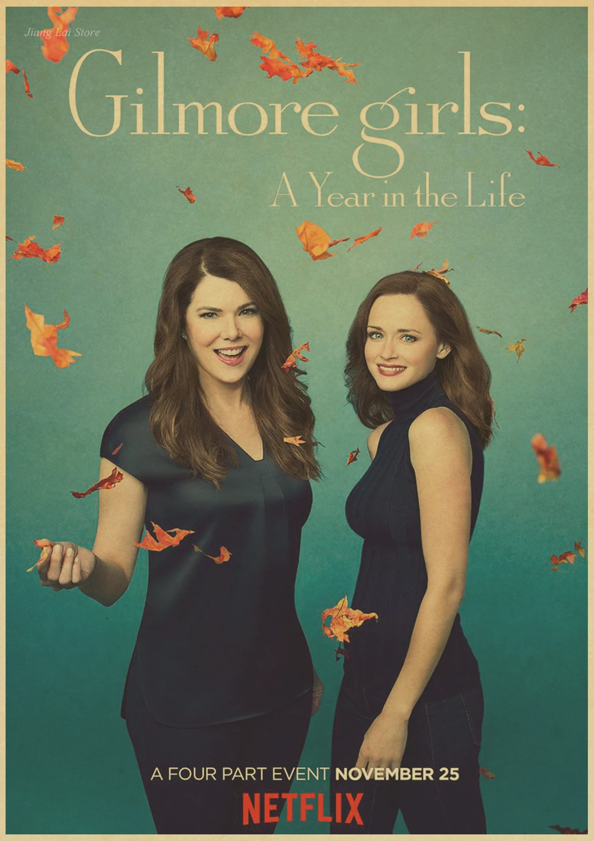 Gilmore девушки кино Кристен Риттер плакат на стену в стиле ретро винтажная живопись