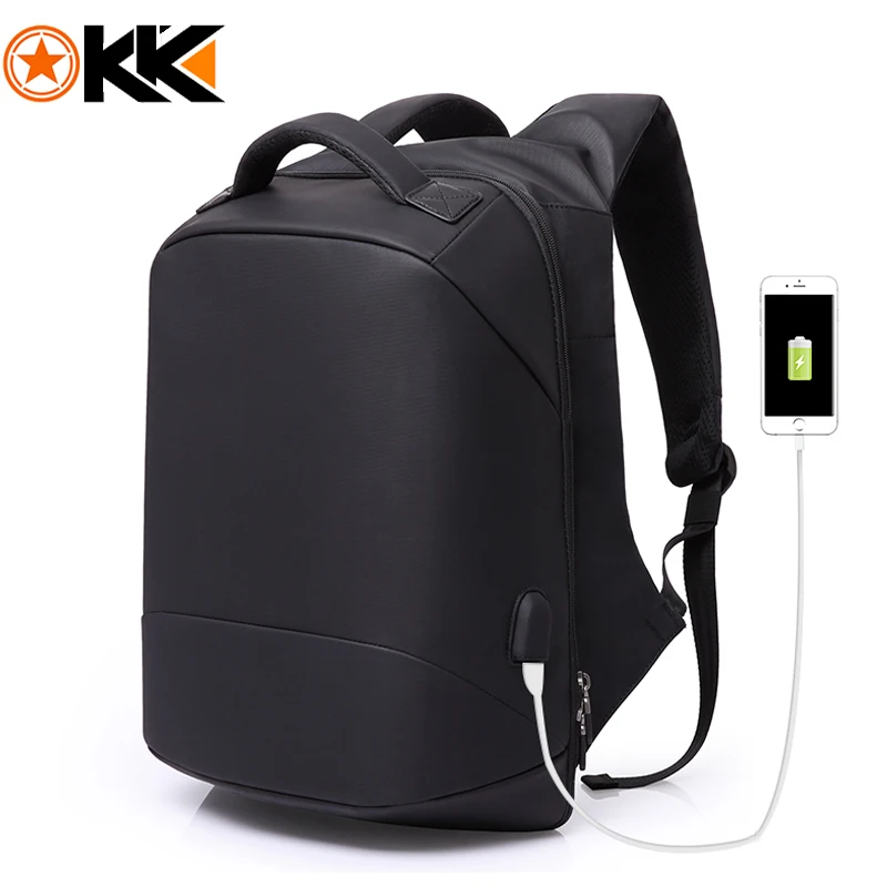 Рюкзак KAKA мужской/женский водонепроницаемый с защитой от кражи USB-зарядкой и