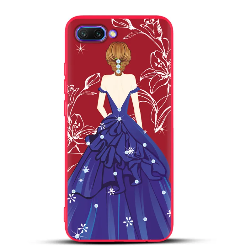 Anti-knock Silicone Coque Huawei Honor 10 Case Cover Soft TPU Painted Phone Full Protective Back Funda Lite |