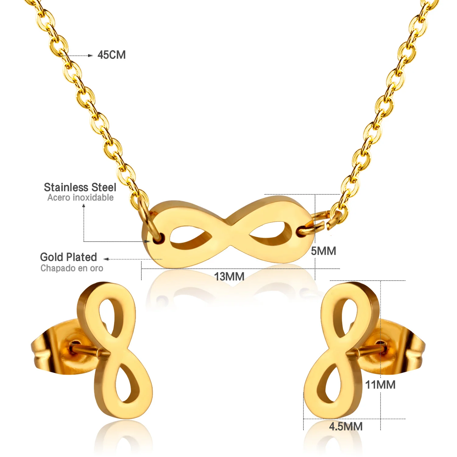 Ювелирные наборы LUXUKISSKIDS из нержавеющей стали колье с буквами серьги Африканский