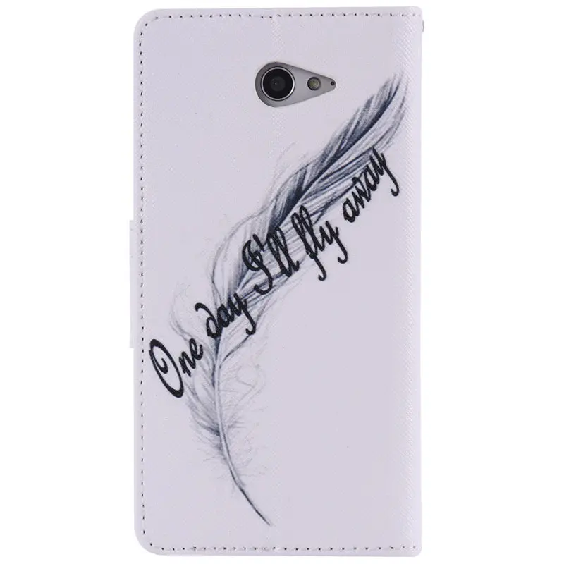 Флип раскладный Кожаный чехол Чехол для sony Xperia M2 S50h/M2 двойной D2302/Xperia Aqua D2403 D2406 с
