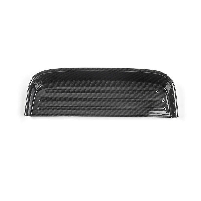 Carbon Fiber BAWA углеродного волокна монета лоток коробка для хранения Pad панель для Ford Mustang+ стикер автомобиля - Название цвета: Carbon Fiber