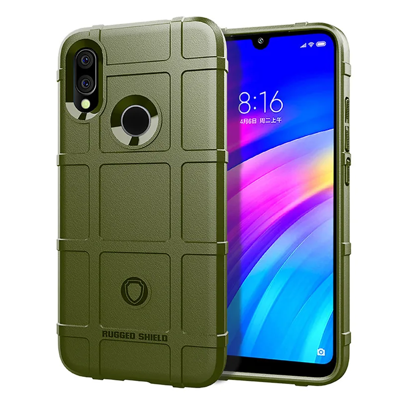 Прочный защитный силиконовый чехол для Xiaomi Pocophone Poco F1 Mi Play Mix 2S Redmi Note 5 6 7 Pro Plus