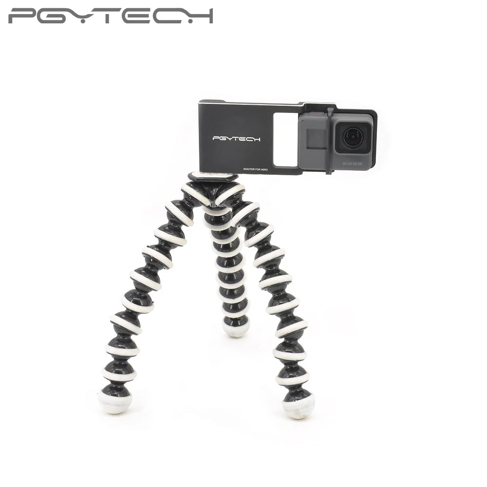 

PGYTECH osmo action mobile zhiyun Hero 7 6 5 4 3 Adapter + xiaoyi smooth Q accessory switch mount plate Camera Gopro parts