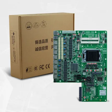 8 гигабитных портов Ethernet intel LGA1150 sockect i3/ i5/ i7 материнская плата для сервера|motherboard for