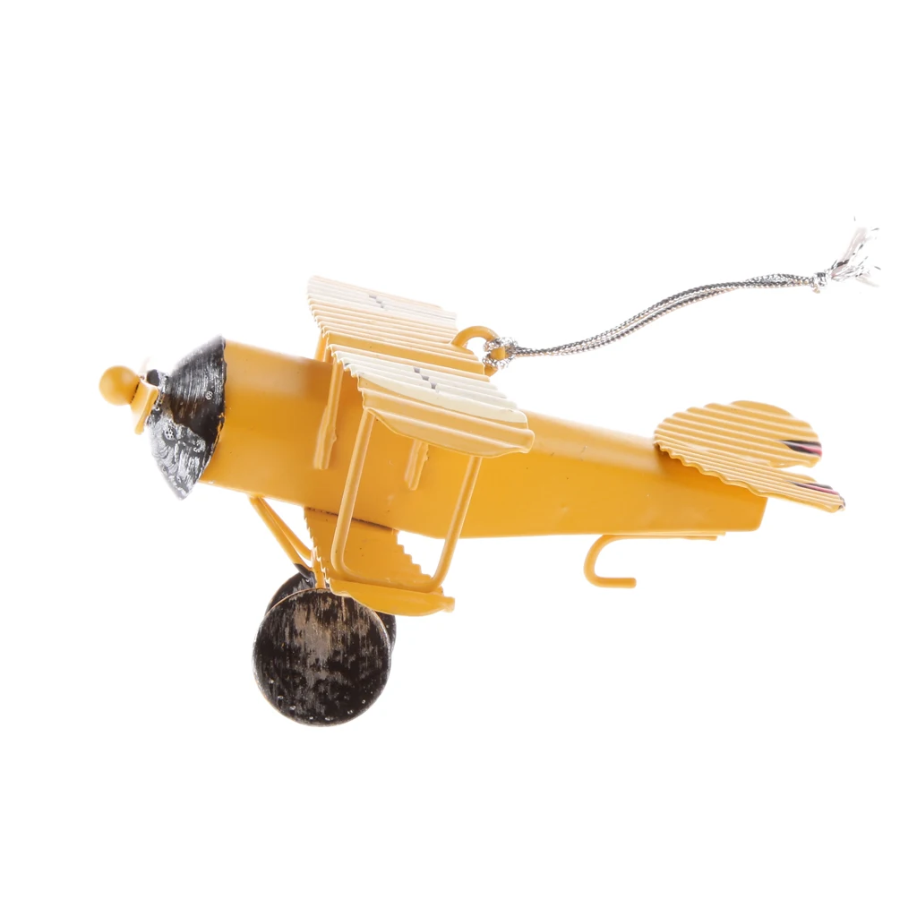 3 шт. Коллекционная металлическая модель биплана подвесной дизайн для автомобиля