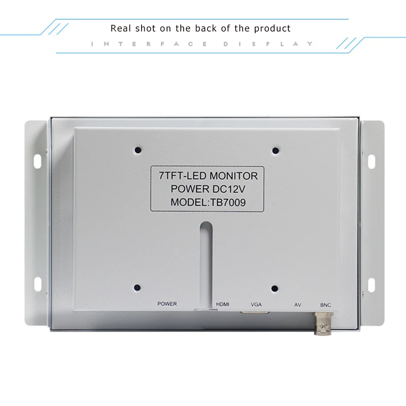 7 дюймовый белый медицинский встроенный дисплей HD промышленный мониторинг HDMI