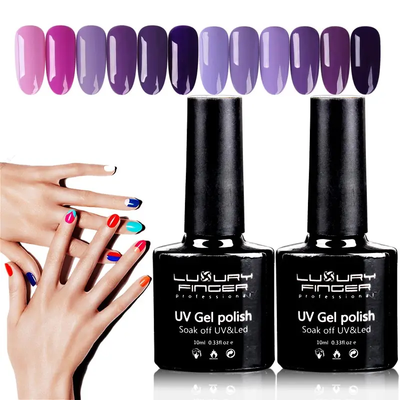 Роскошный лак для ногтей 10 мл загадочная фиолетовая серия рандомный дизайна