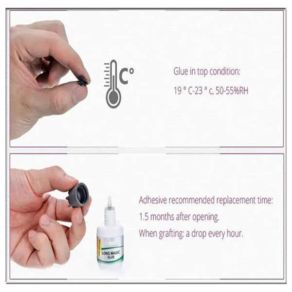 

4 Pcs Strong long magic eyelash extension adhesive by free shipping
