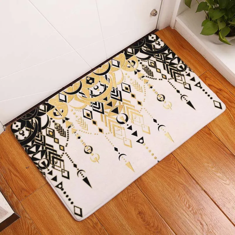 Monily Противоскользящий Водонепроницаемый дверной коврик Скандинавская картина