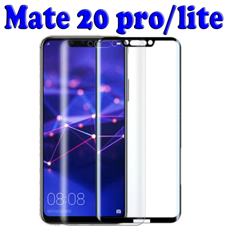 3d стекло для huawei mate 20 pro закаленное lite pro20 huavei Защитная пленка экрана|Защитные