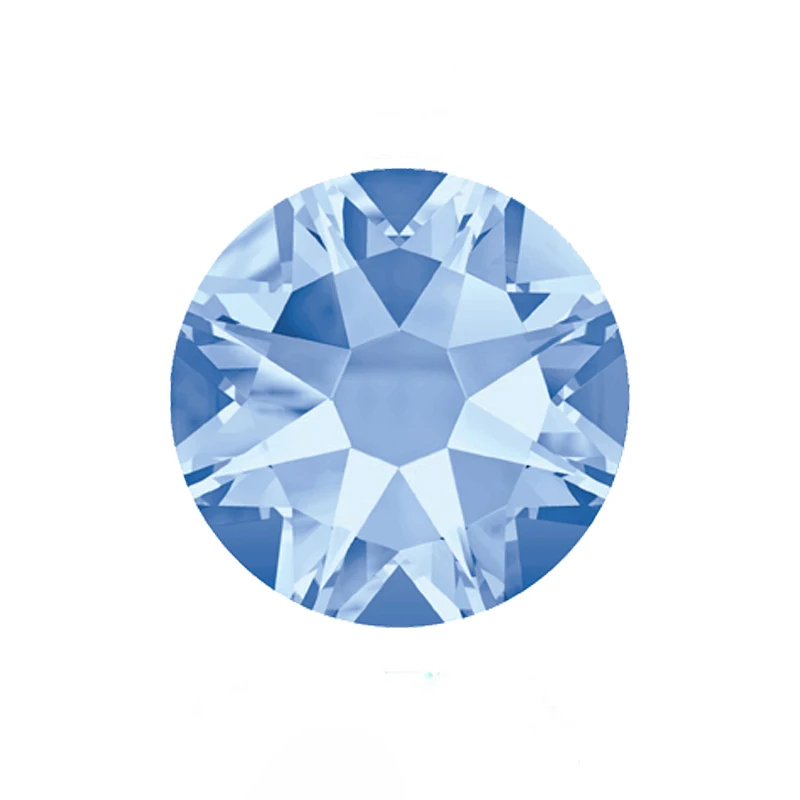Light Sapphire YANRUO 2088NoHF 8 большой 8 маленький Б ез исправлений «сделай сам» со стразами и украшением в виде кристаллов Стразы прочно держаться на поверхности нейл-арта украшения DIY рукоделие одежда - Цвет: Light Sapphire