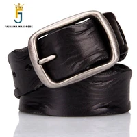 fajarina white black red brown quality 38mm unique fashion unisex retro belts for men women jeans mens geunine leather nw0045