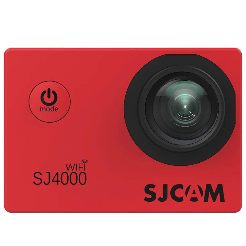 Красный Оригинальная Экшн-камера SJCAM SJ4000 с Wi-Fi, 2,0 дюймов, Спортивная DV с ЖК-экраном, 1080 P, HD, для дайвинга, 30 м, водонепроницаемая, мини, Автомобильный регистратор DVR - Цвет: Красный
