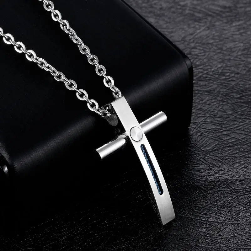 Колье из нержавеющей стали с подвеской Fate Love Classic|jesus cross necklace|cross necklacestainless steel pendant