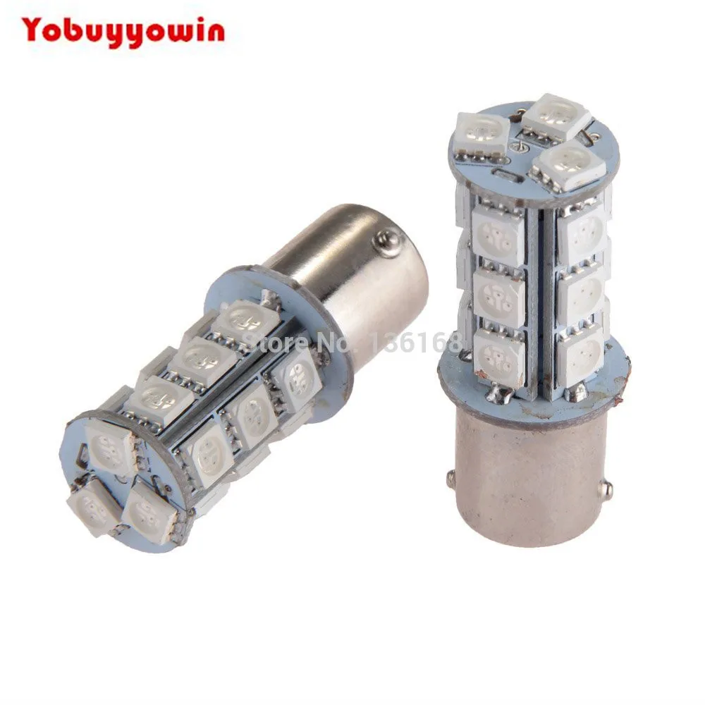 

Бесплатная доставка, 4 шт., 5 Вт, 1156 BA15S, 18 светодисветодиодный, 5050 SMD, желтый свет, постоянный ток 12 В