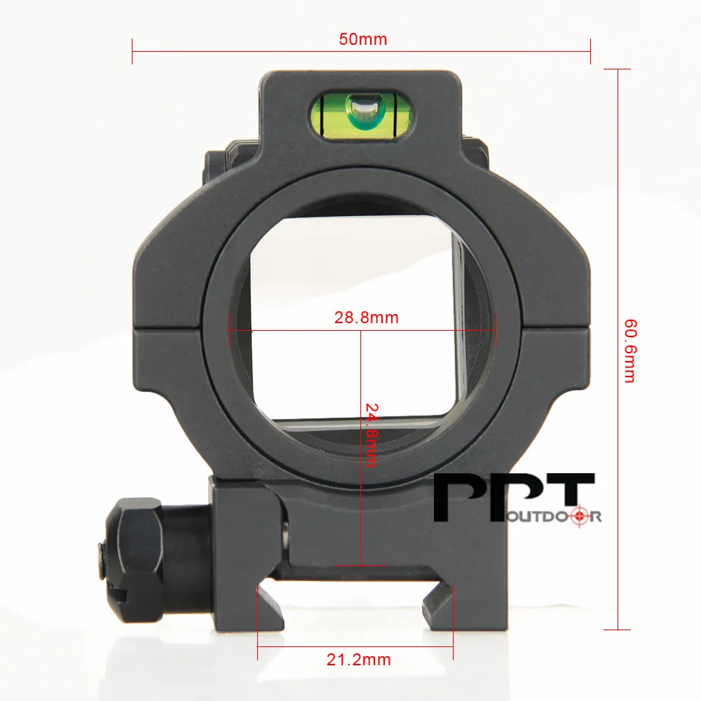Freeship E.T Dragon Angle Space Sight Full Metal Reflect Mirror Corner 360 Rotate For Reddot Rifle Scope PP1-0401 | Спорт и