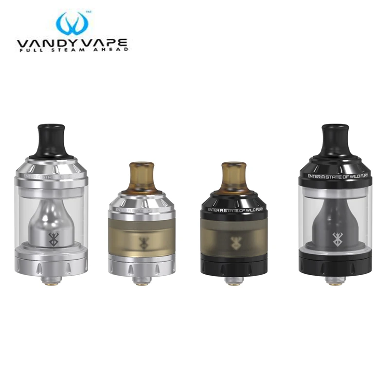 Оригинальный Vandy Vape Berserker 24 MTL RTA бак 2 мл до 4 5 топ наполнение легко построить