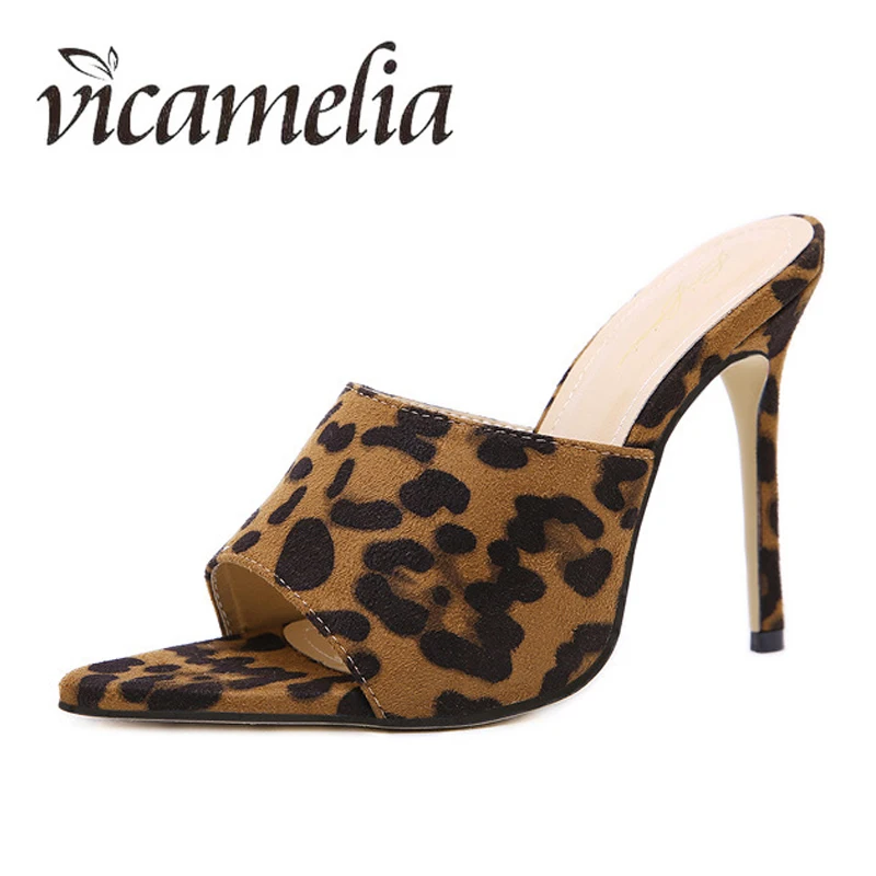 Vicamelia/Новинка лета 2018 года Модные женские босоножки на высоком каблуке с