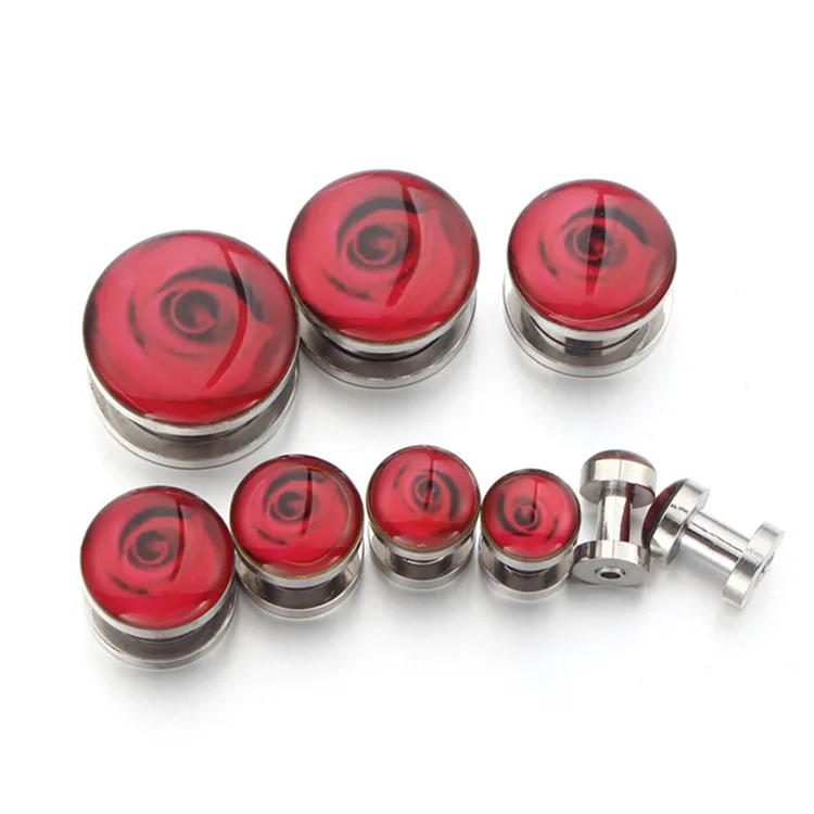 2 шт. туннели для пирсинга из нержавеющей стали | Украшения и аксессуары