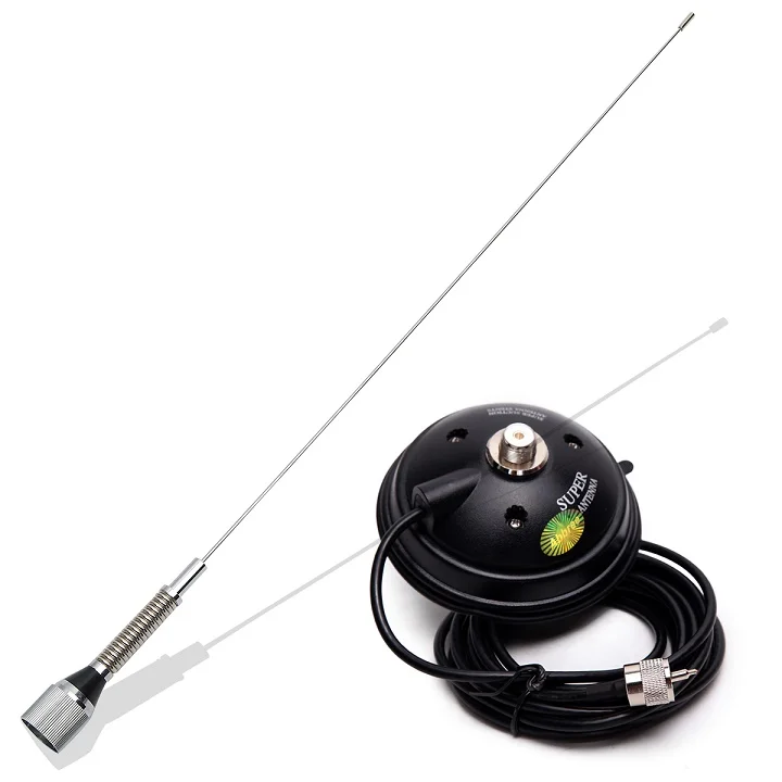 Антенна NAGOYA NL-144SP UHF 144 МГц 2.15dBi 100 W PL259 антенна для Yaesu ICOM Kenwood TYT QYT KT-8900D Baojie BJ-318 мобильное радио - Цвет: add Magnetic Mount 2