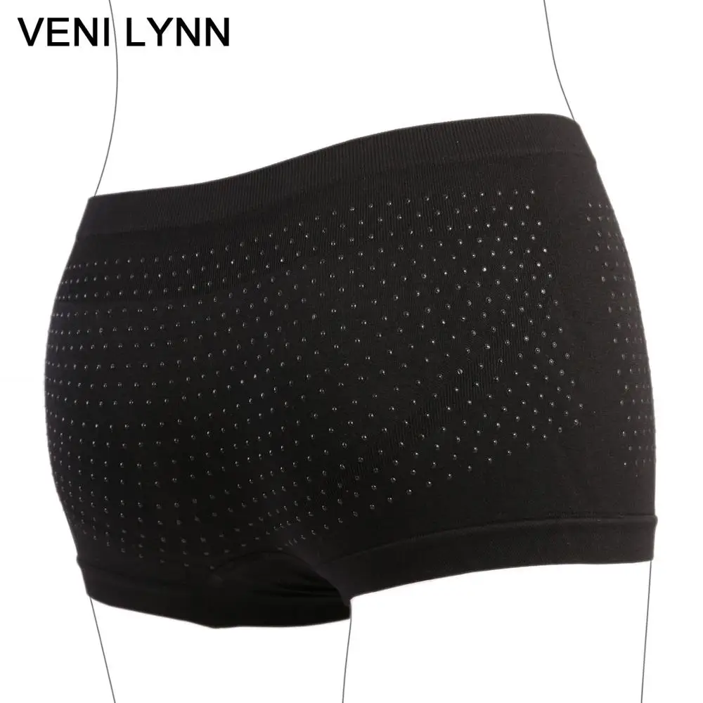 VENI LYNN Far Infrared Magnetic Panties Boyshort Low Waist Women Underwear Female Therapy Health Care Lingerie |