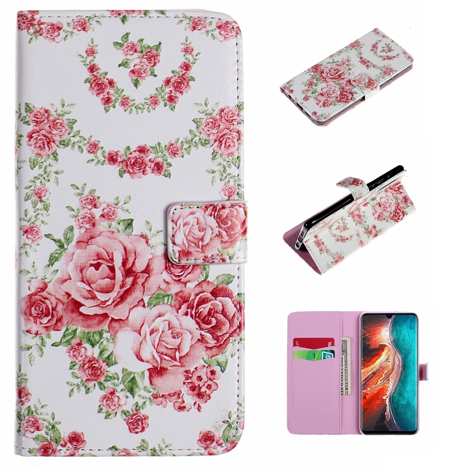 Роскошный чехол для huawei mate 20 lite P30 P20 Nova 2i P9 Lite Mini P smart Honor 7A Pro Y5 Y6 Prime чехлы из искусственной кожи