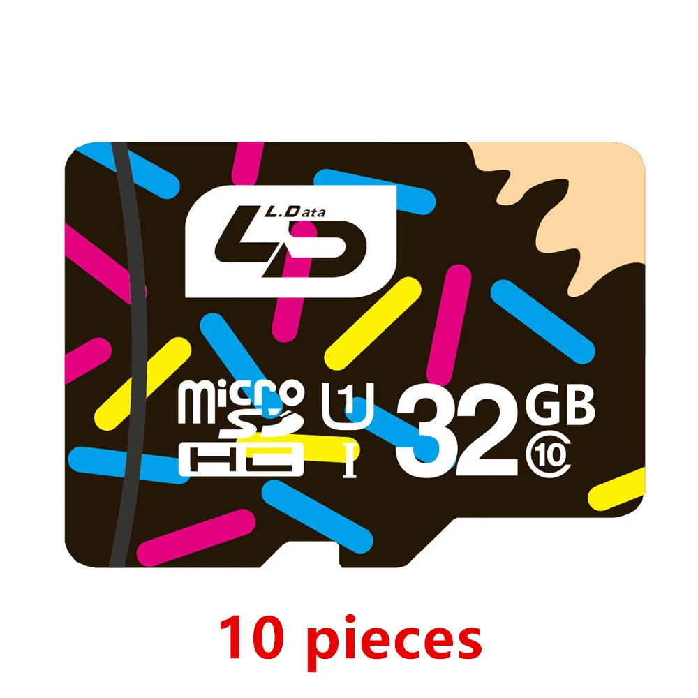 LD Micro SD Card 32GB 10pieces UHS-1 Class 10 Memory for Android Smartphone Camera | Компьютеры и офис