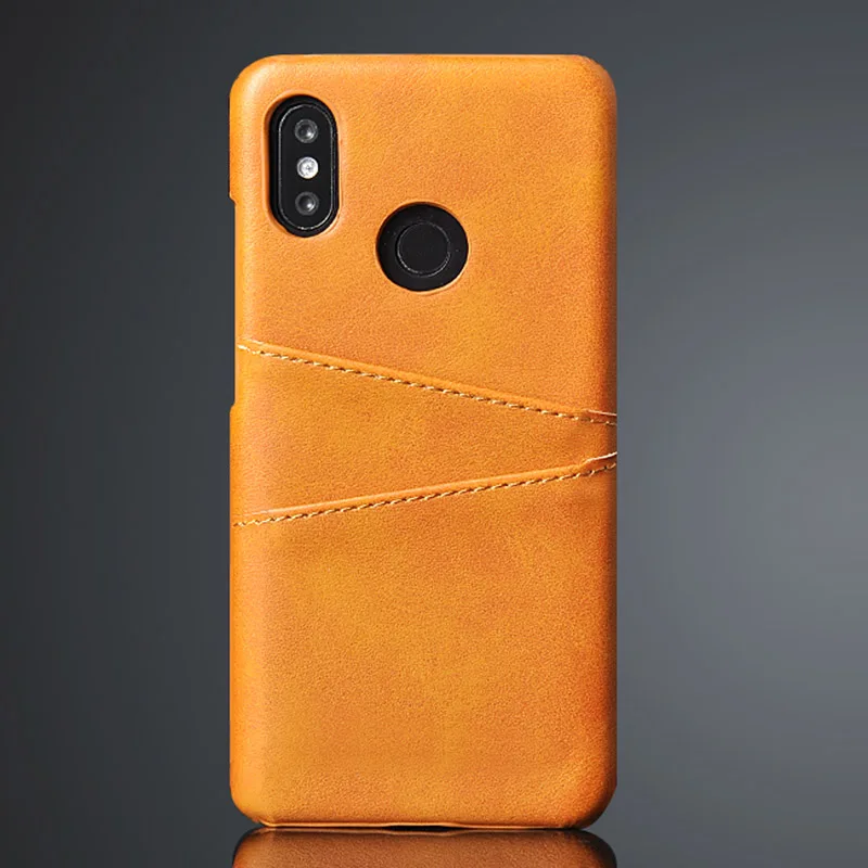 Держатель для карт кожаный чехол для Xiao mi Red mi Note 7 4 4X6 Pro Red mi S2 5 Plus Note 5A Prime mi Play 8 Lite 9 SE Pocophone F1 чехол