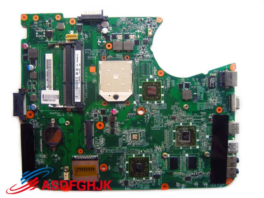 Материнская плата для ноутбука Toshiba Satellite L750D L755D A000080700 DABLCDMB8E0 100% проб.