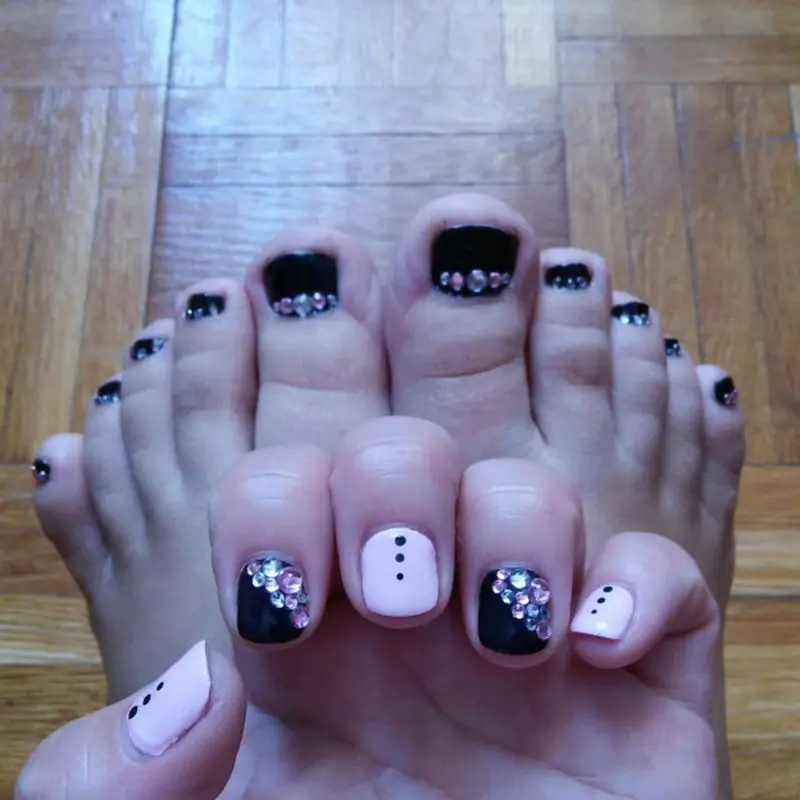 стразы для ногтей Nail Art декорация 3D Украшения Белый Розовый Серый Женщин Блестит